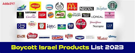 which israeli products to boycott.